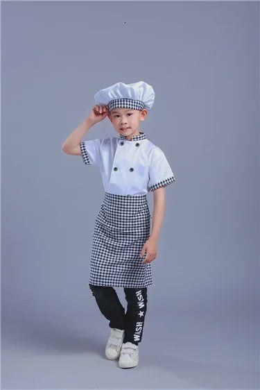 Kinder Koksuniform met Hoed - Keuken Koksbuis & Schort voor Feestjes en Cosplay