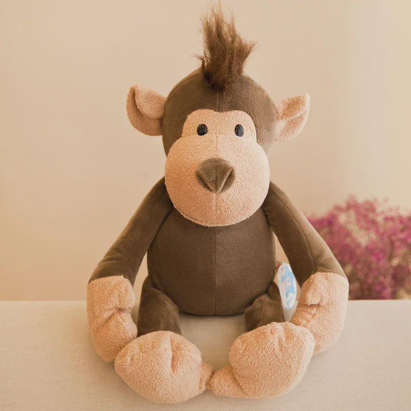 Zachte Pluche Dieren Knuffels - Jungle Dieren Leeuw, Olifant, Tijger, Aap & Meer