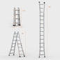 SucceBuy Telescopische Ladder A-Frame Compact Aluminium Multifunctioneel Draagbaar