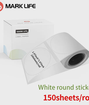 Marklife P50 Protable Thermische Label Printer - Draadloos, Bluetooth, Zelfklevend voor Kantoor & Keuken