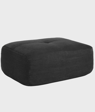 Moderne Corduroy Fauteuil Zonder Armleuningen met Kussen - SediaXL