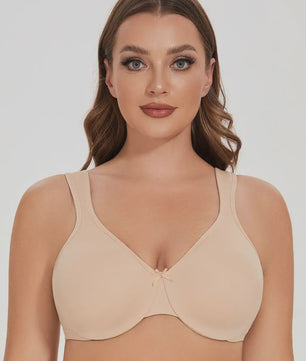 MELENECA Plus Size BH - Naadloze Minimizer met Beugel voor Optimaal Comfort