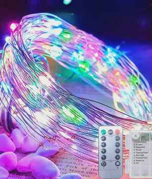 Waterdichte Batterij Sfeerverlichting met Afstandsbediening - 8 Modi voor Kerst, Feest & Decoratie