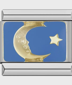 Hapiship 2024 Bedel voor Italiaanse Armband - Oog, Maan, Ster, Vis, Spider, Queen, Poker