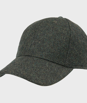 Herren Tweed Baseball Cap - Stijlvolle Wolmix Pet voor Heren