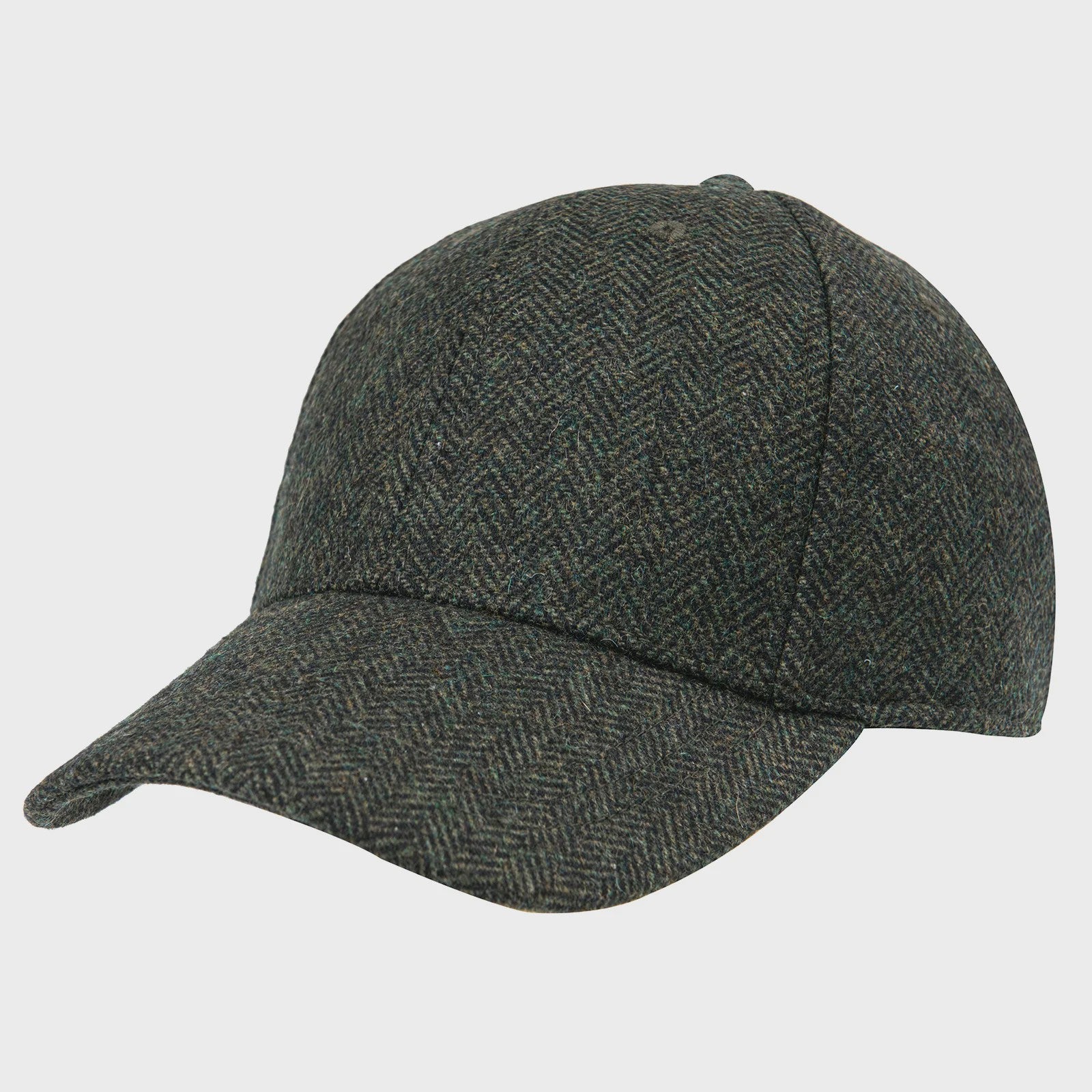 Herren Tweed Baseball Cap - Stijlvolle Wolmix Pet voor Heren