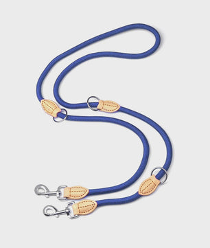 Verstelbare Nylon Dubbele Hondenlijn - Handsfree en Multifunctioneel voor 1 of 2 Honden