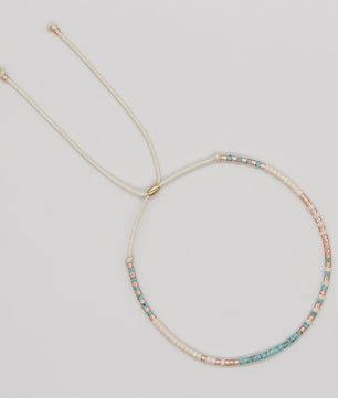 Zomerse Miyuki Kralen Armband - Turquoise & Blauw - Boho & Etnisch