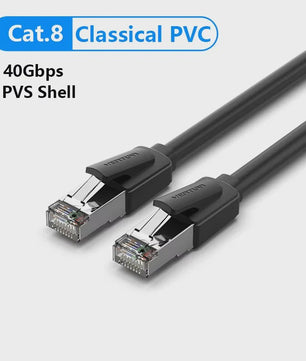 Vention Cat8 Ethernet Kabel SFTP 40Gbps 2000MHz - Razendsnel Internet & Gaming