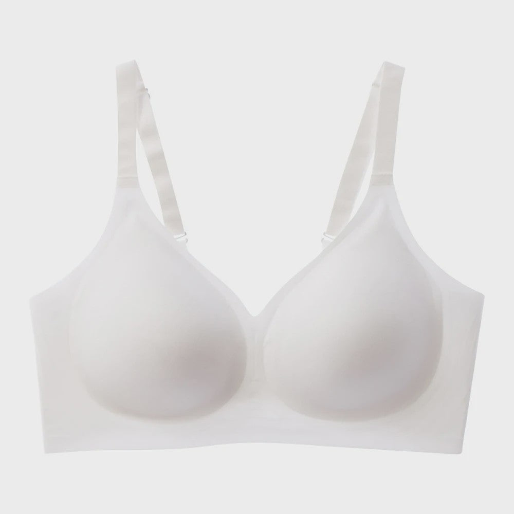 Comfortabele Draadloze BH met Diepe V-hals - Naadloze Push-Up voor Dagelijks Gebruik