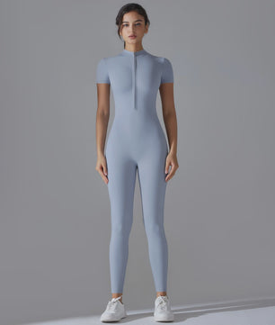 Naked Jumpsuit: Short Sleeve Yoga & Fitness Pak - Sneldrogend & Ademend