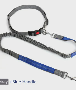 Handsfree Hondenriem met Verstelbare Tailleband - Ideaal voor Hardlopen, Joggen & Fietsen met Grote Honden