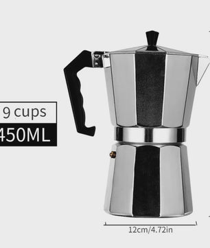 Klassieke Aluminium Moka Pot Espressomaker - Cubaanse Koffie voor Thuis & Camping