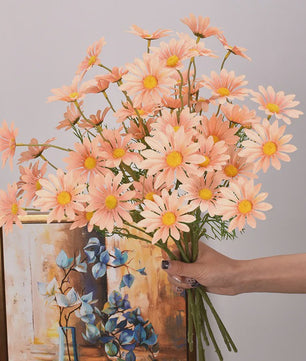 Kunstboeket Margrieten (3/5/10 stuks) - Zijde Kunstbloemen voor Decoratie