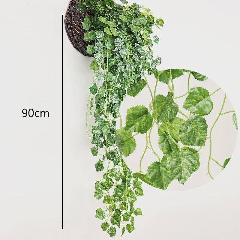 Kunstplant Hangplant Boston Varen 80cm - Decoratieve Nep Plant voor Binnen en Buiten