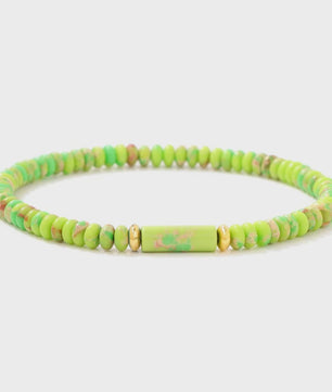Natuurstenen Kralen Armbanden - Picasso Jasper & Zee Sediment Turquoise