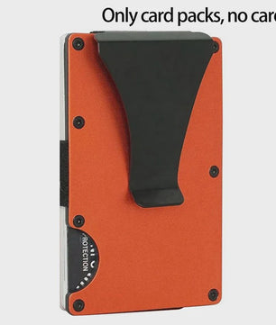 Minimalistische RFID Portemonnee met Geldclip - Slank & Krasbestendig Kaarthouder