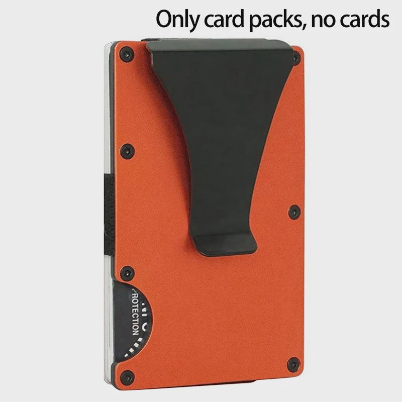 Minimalistische RFID Portemonnee met Geldclip - Slank & Krasbestendig Kaarthouder
