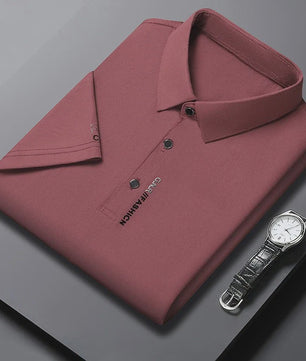 Heren Poloshirt Korte Mouw - Ademend, Comfortabel & Elastisch - Casual Zakelijke Stijl