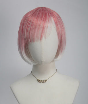 Stijlvolle Gradient Bob Pruik met Pony - Synthetisch Haar voor Cosplay & Feest