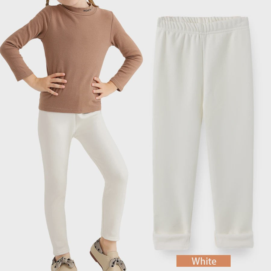 Warme Fleece Lined Leggings voor Meisjes (3-11 Jaar) - Zacht & Comfortabel