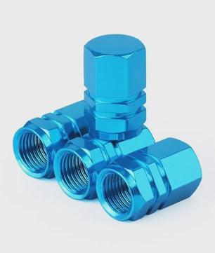 Set Aluminium Ventieldopjes - Universeel voor Auto, Motor, Fiets - Stof- en Waterdicht