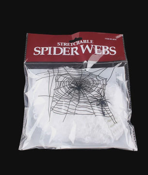 Halloween Spinnenweb Decoratie met Spinnen - Creëer een Griezelige Sfeer