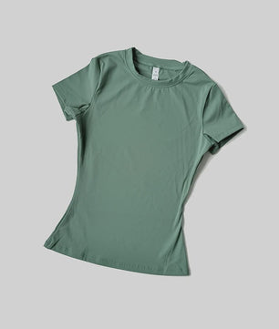 Seamless Sport Top Dames Korte Mouw - Yoga, Fitness & Running