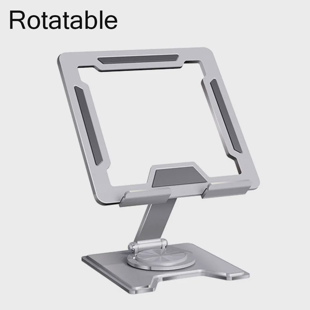 Universele Metalen Tabletstandaard - Verstelbaar & Draagbaar voor iPad en andere tablets