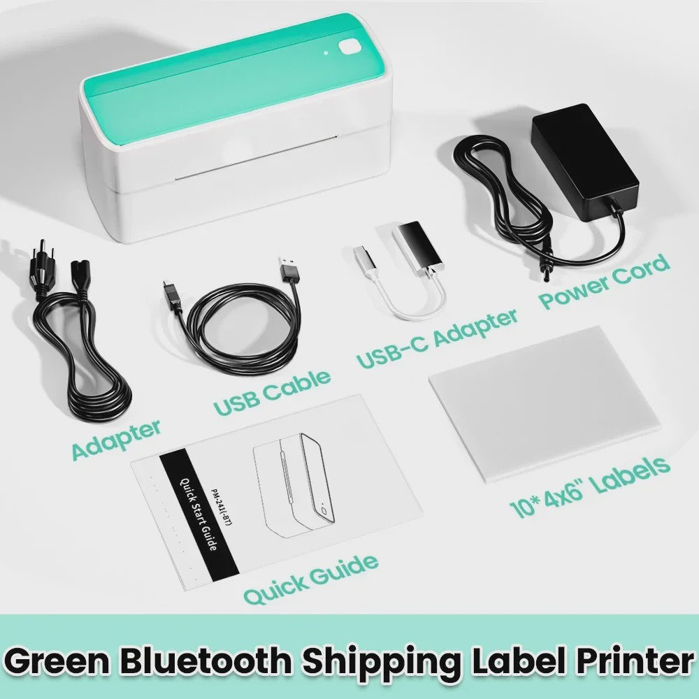Phomemo PM-241BT Bluetooth Labelprinter - Draadloos Printen voor Verzending & Producten
