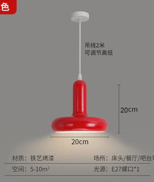 Moderne Paddenstoel Hanglamp Cream Style - Sfeervolle Verlichting voor Slaapkamer & Hotel