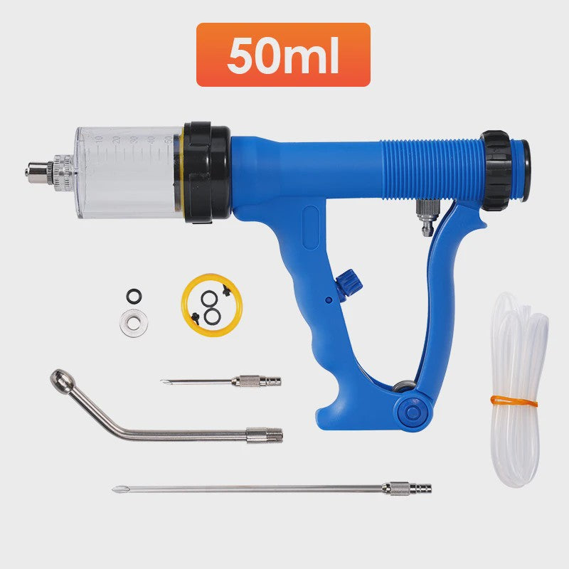 Professioneel Doseerpistool voor Vee en Gevogelte (10-50ML) - Continue Toediening