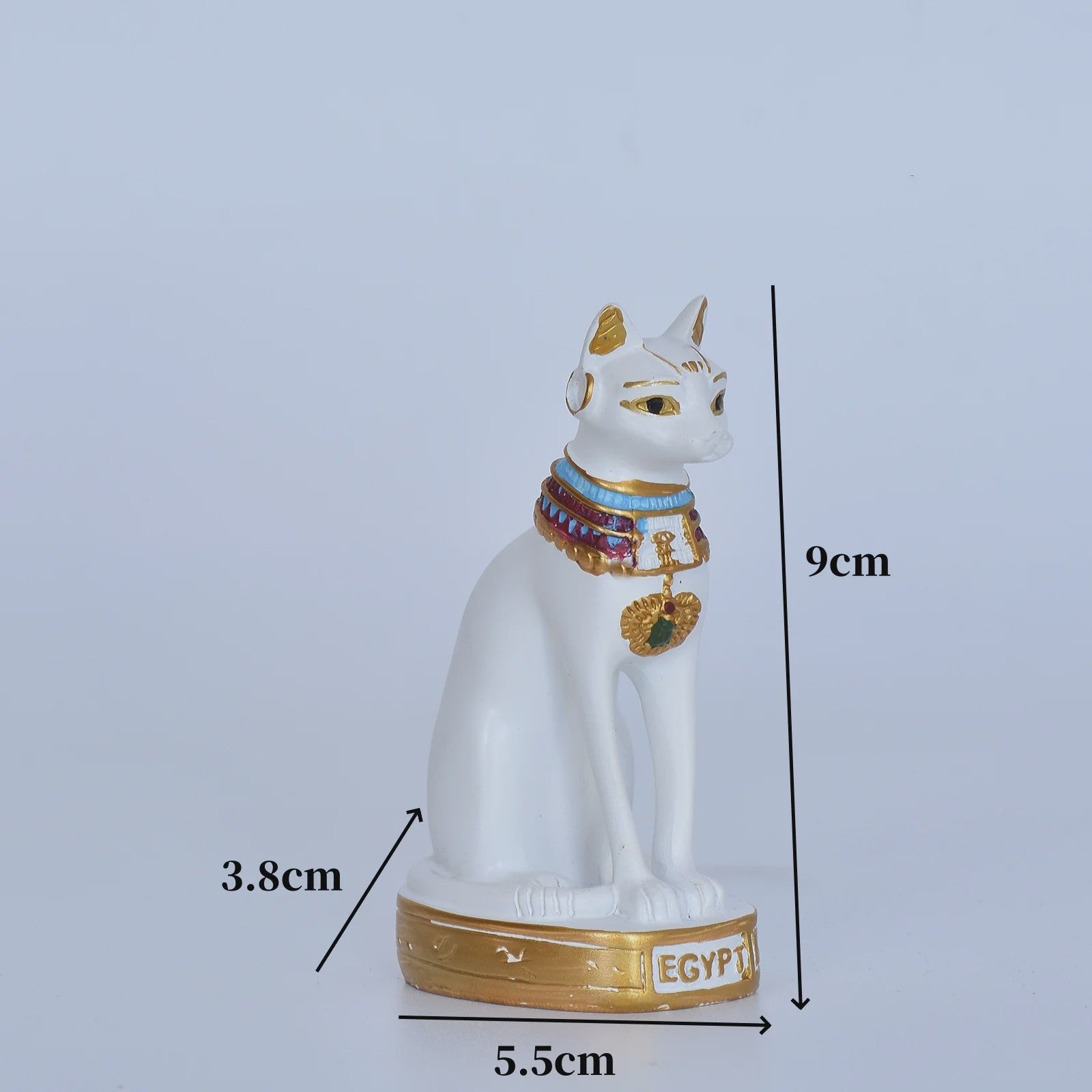 Elegante Egyptische Kattenbeeldjes - Retro Stijl & Sfeervolle Decoratie