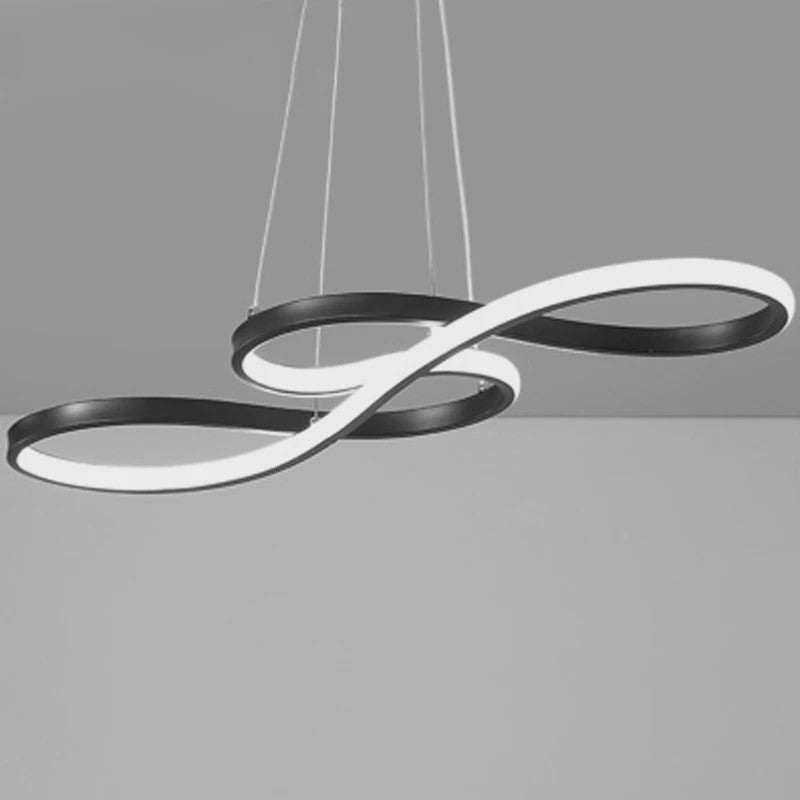 Moderne LED Plafondlamp met Afstandsbediening - Goudkleurig, Dimbare Hanglamp voor Keuken of Eettafel