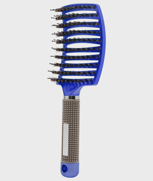 Ontwarrende Haarborstel met Natuurlijke Borstelharen & Nylon - Voor Nat & Droog Haar, Krullen & Styling