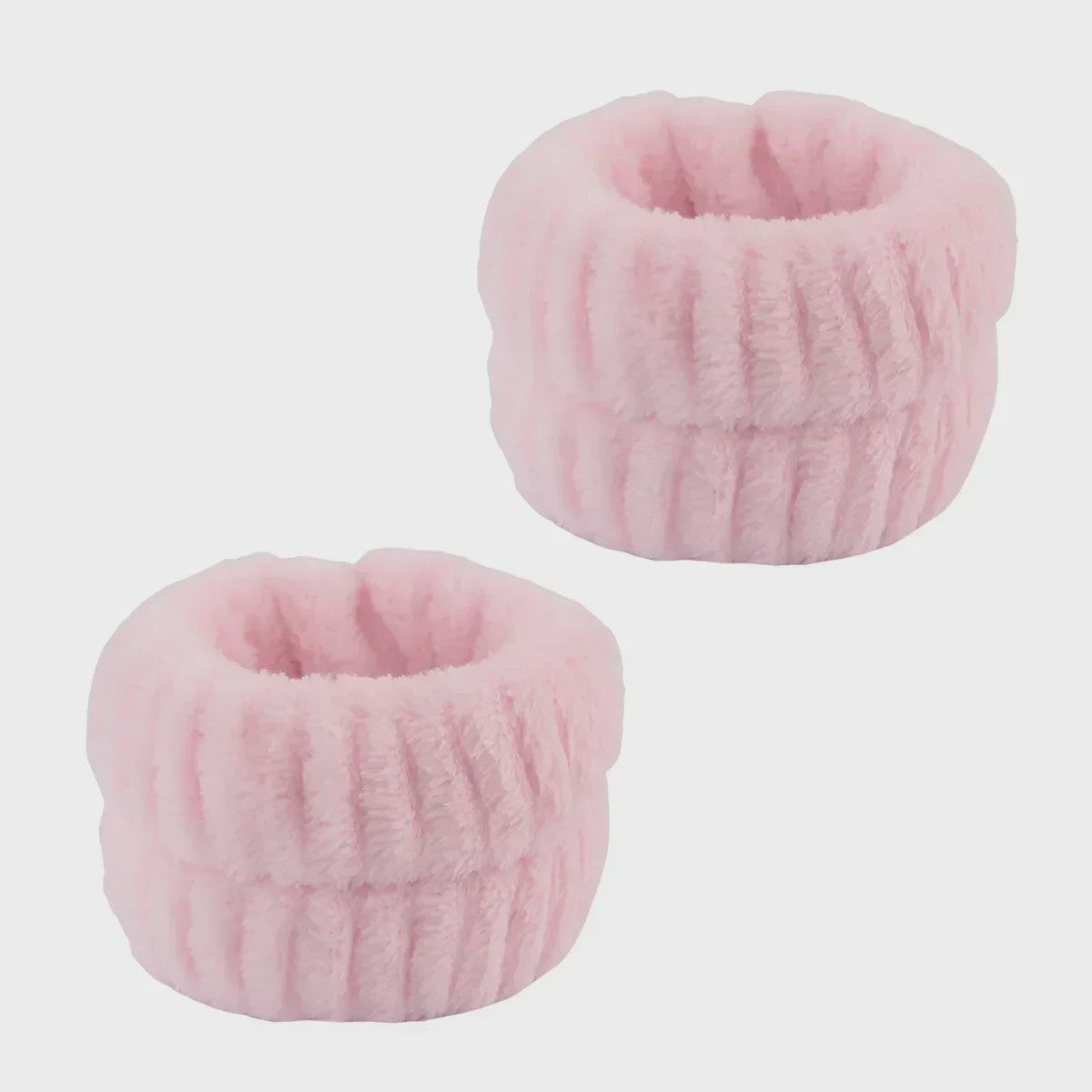 Cosmetische Puffy Hoofdband en Polsbandjes Set - Microfiber voor Gezichtswas & Make-up