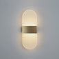Moderne LED Wandlamp Aluminium & Mat Acryl - Hotel Corridor, Slaapkamer