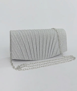 Glitter Avond Clutch Tas met Afneembare Ketting - Elegant & Feestelijk