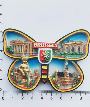België Koelkastmagneet - Souvenir & Reistafel voor Huisdecoratie
