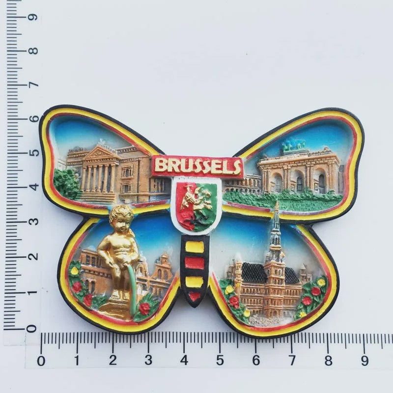België Koelkastmagneet - Souvenir & Reistafel voor Huisdecoratie