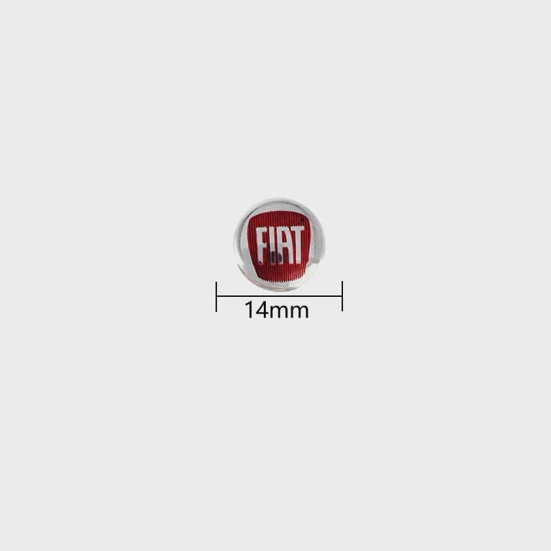Fiat & Abarth Auto Sleutel Stickers - Emblemen voor Fiat 500, Punto, Panda en meer