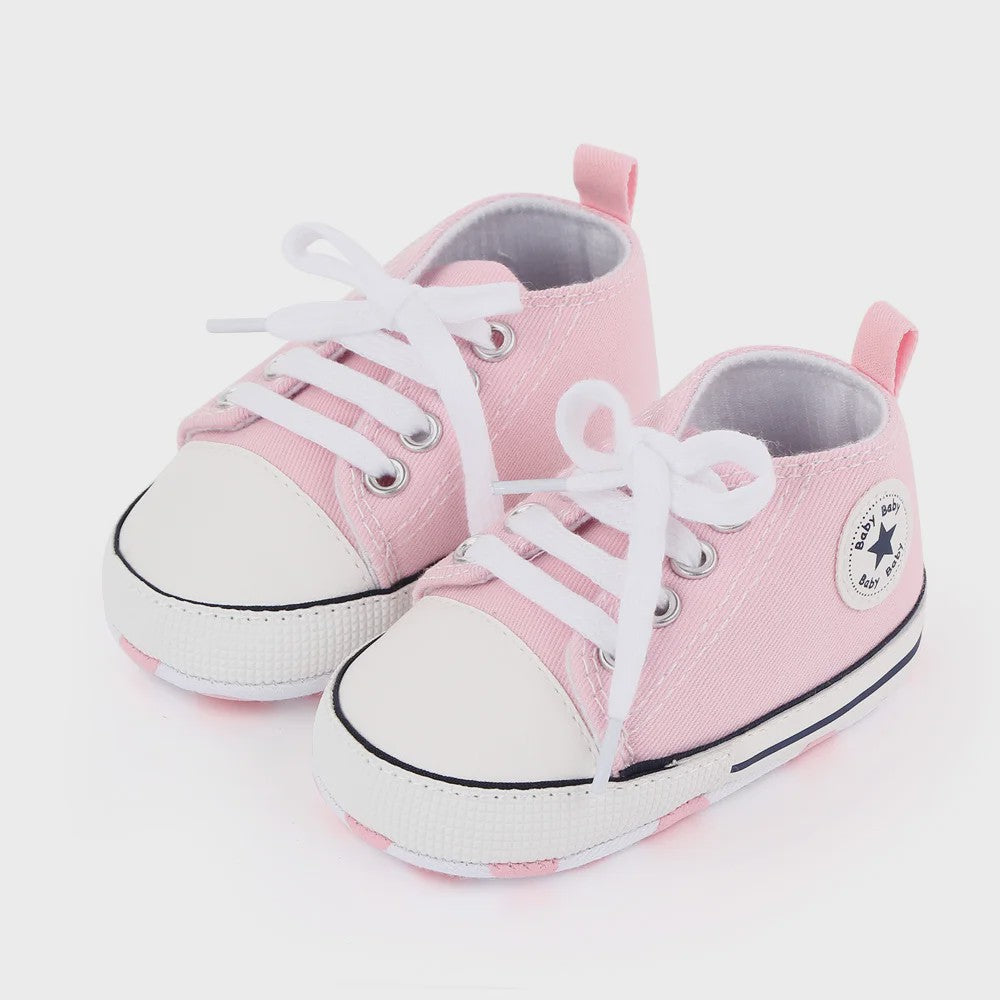 Babyschoenen Canvas Sneakers - Eerste Stapjes Schoentjes met Zachte Zool