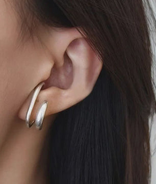 Trendy C-vormige Oorclip Oorbellen - Stijlvolle Earcuff voor Dagelijks Gebruik
