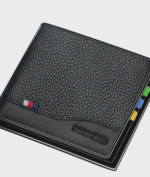 Luxe Heren Portemonnee van Bison Denim | Echt Leer, RFID, Muntvak & Kaarthouder (Model N4470)