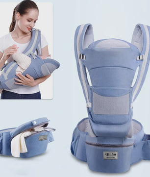 Ergonomische Baby Draagzak met Heupzitje - Multifunctioneel & Comfortabel