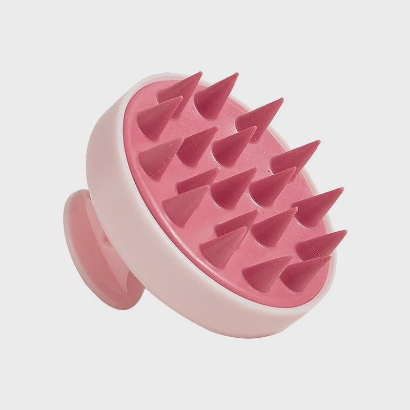 Zachte Siliconen Hoofdhuid Massager Borstel - Voor Grondige Reiniging en Ontspanning