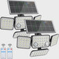 234 LED Solar Wandlamp met Bewegingssensor - Waterdicht IP65, Split Design voor Buiten en Garage