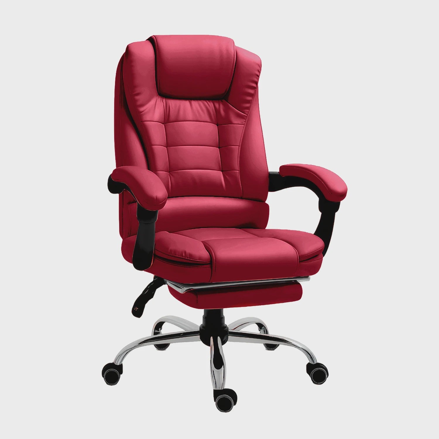 Ergonomische Bureaustoel met Voetensteun - Verstelbaar en Comfortabel