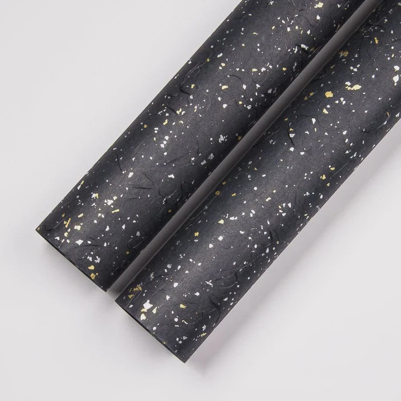 Luxe Geschenkpapier Set - 6 Kleuren met Goud & Zilver Sprinkles - Waterdicht & Ideaal voor Knutselen