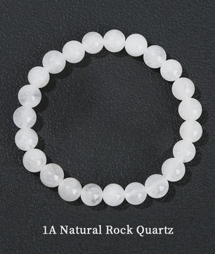 Natuurstenen Kralen Armband - Lapis Lazuli, Amethist, Rozenkwarts & meer